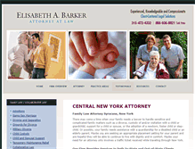 Tablet Screenshot of ebarkerlaw.com